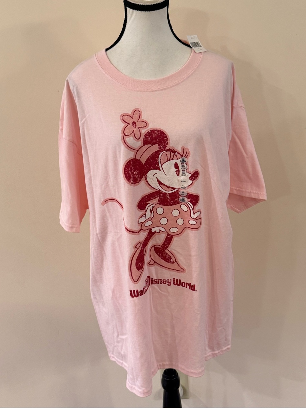 Disney Parks Minnie Mouse Pink Tee size XL
